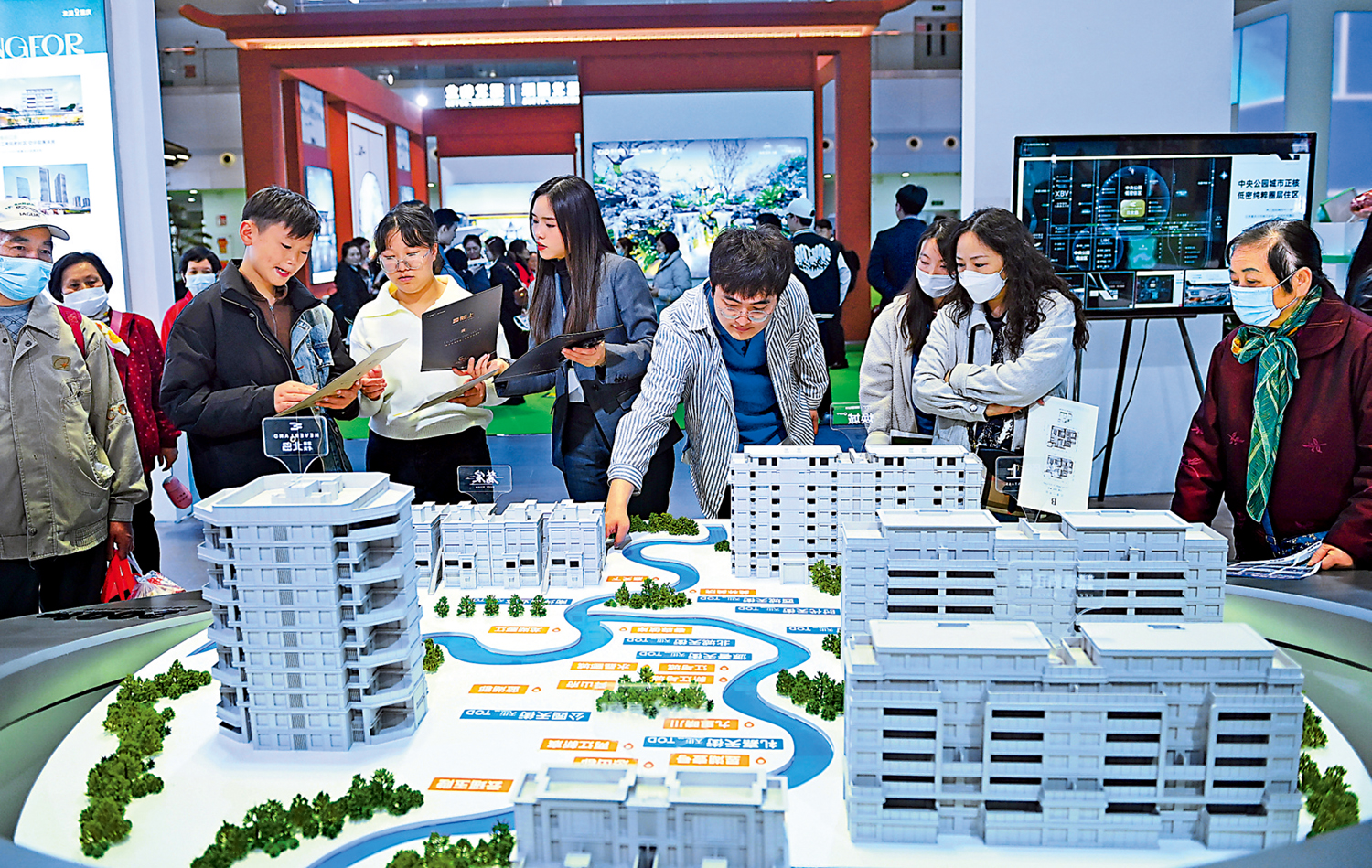 　　圖：數據顯示，當前中國建築投資佔GDP的比重在6%以上。\中新社