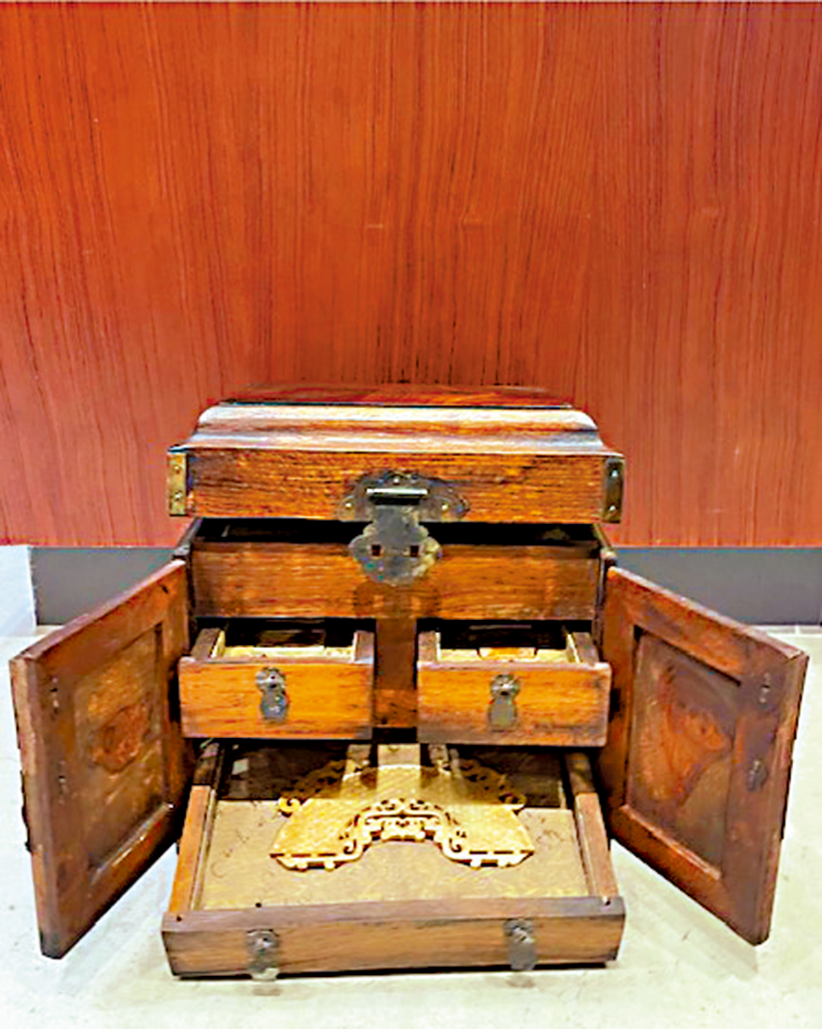 　　圖：官皮箱收納屜格。\作者供圖