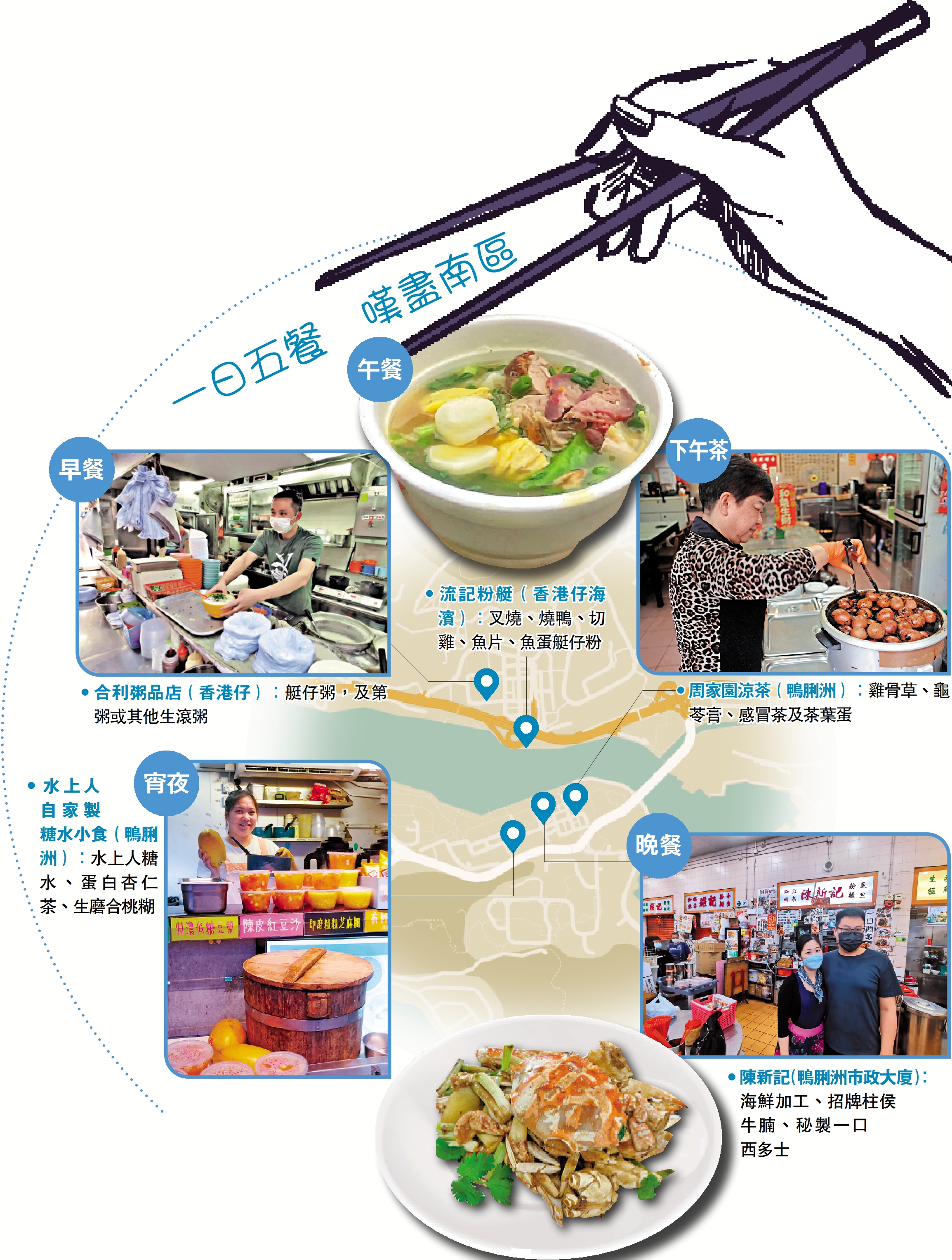 　　圖：一日五餐 嘆盡南區