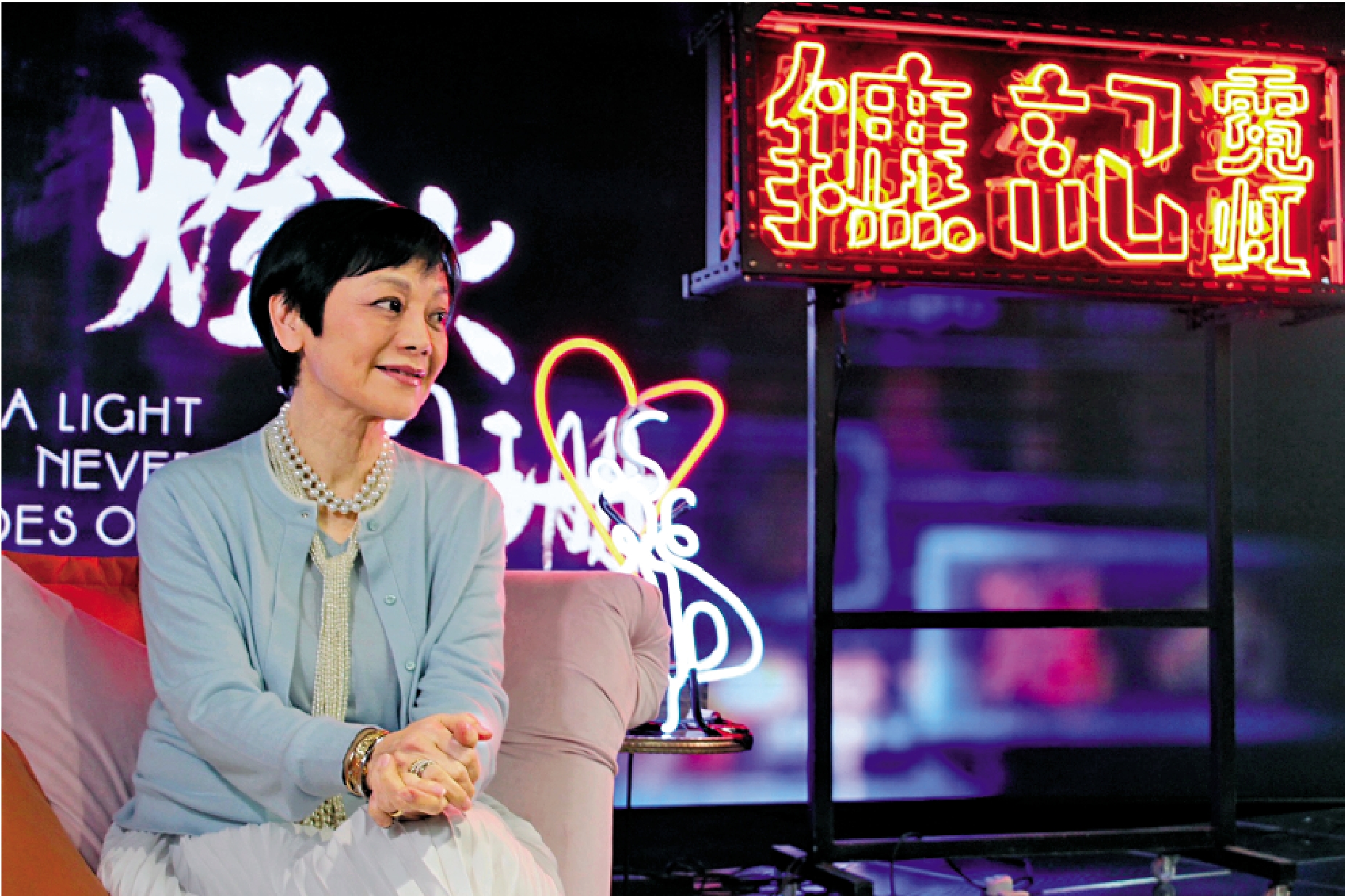 　　圖：張艾嘉減片酬接拍《燈火闌珊》。