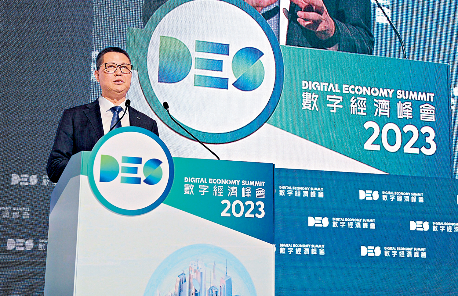 　　圖：鄭松岩表示，金融基建系統必須追上市場的快速轉變而不斷變更，同時需要達到絕對安全。