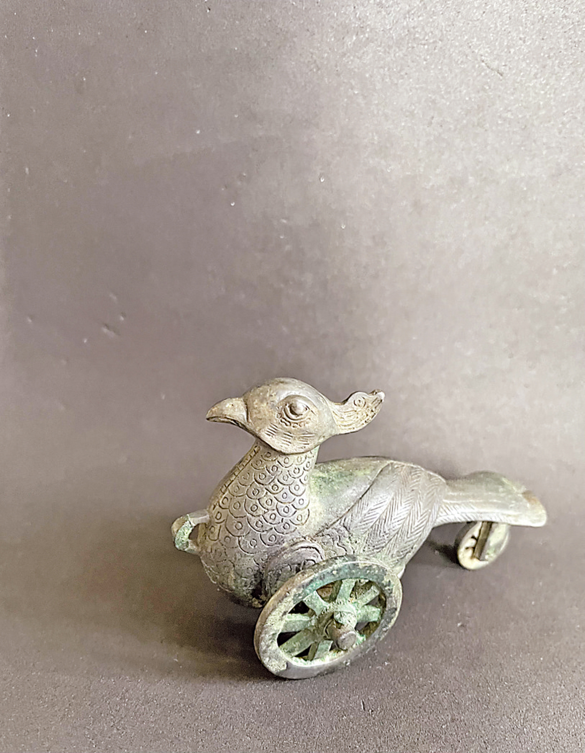 　　圖：古代鳩車。\作者供圖