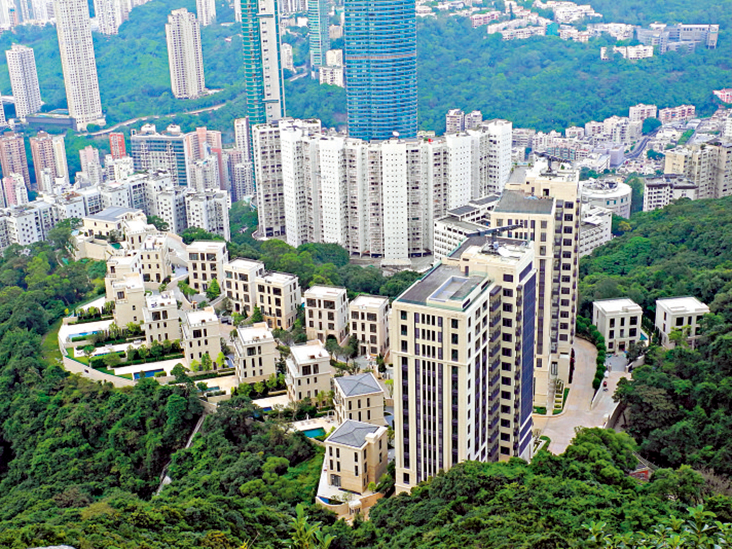 　　圖：Mount Nicholson僅餘一幢洋房待售。