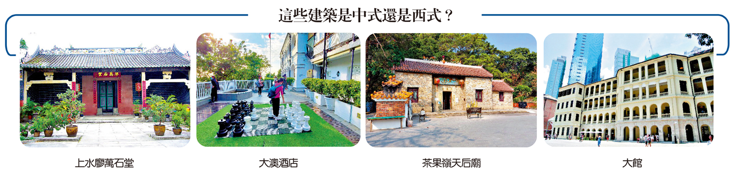 　　圖：這些建築是中式還是西式？