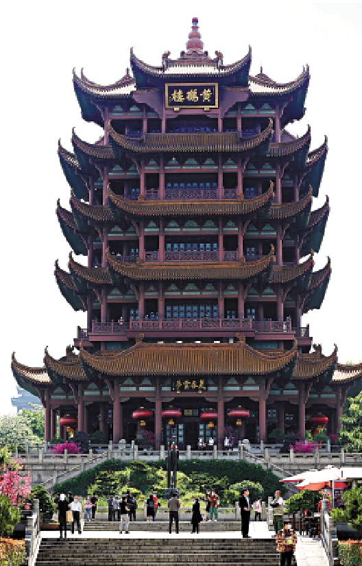 　　圖：湖北武漢黃鶴樓被視為「英雄城市」的文化圖騰之一。