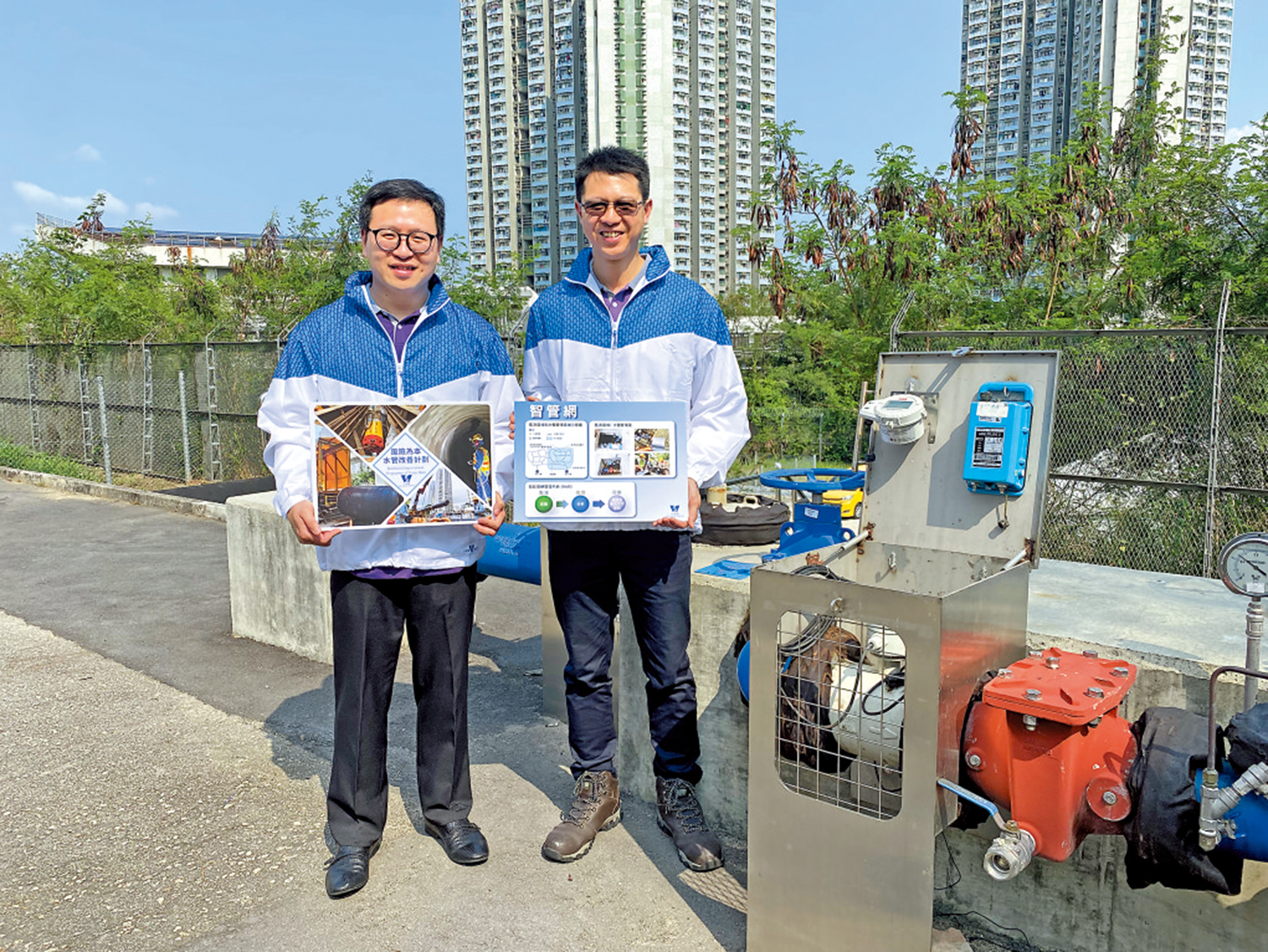 　　圖：水務署推出「風險為本」水管改善計劃及「智管網」計劃，成效顯著。\大公報記者易曉彤攝