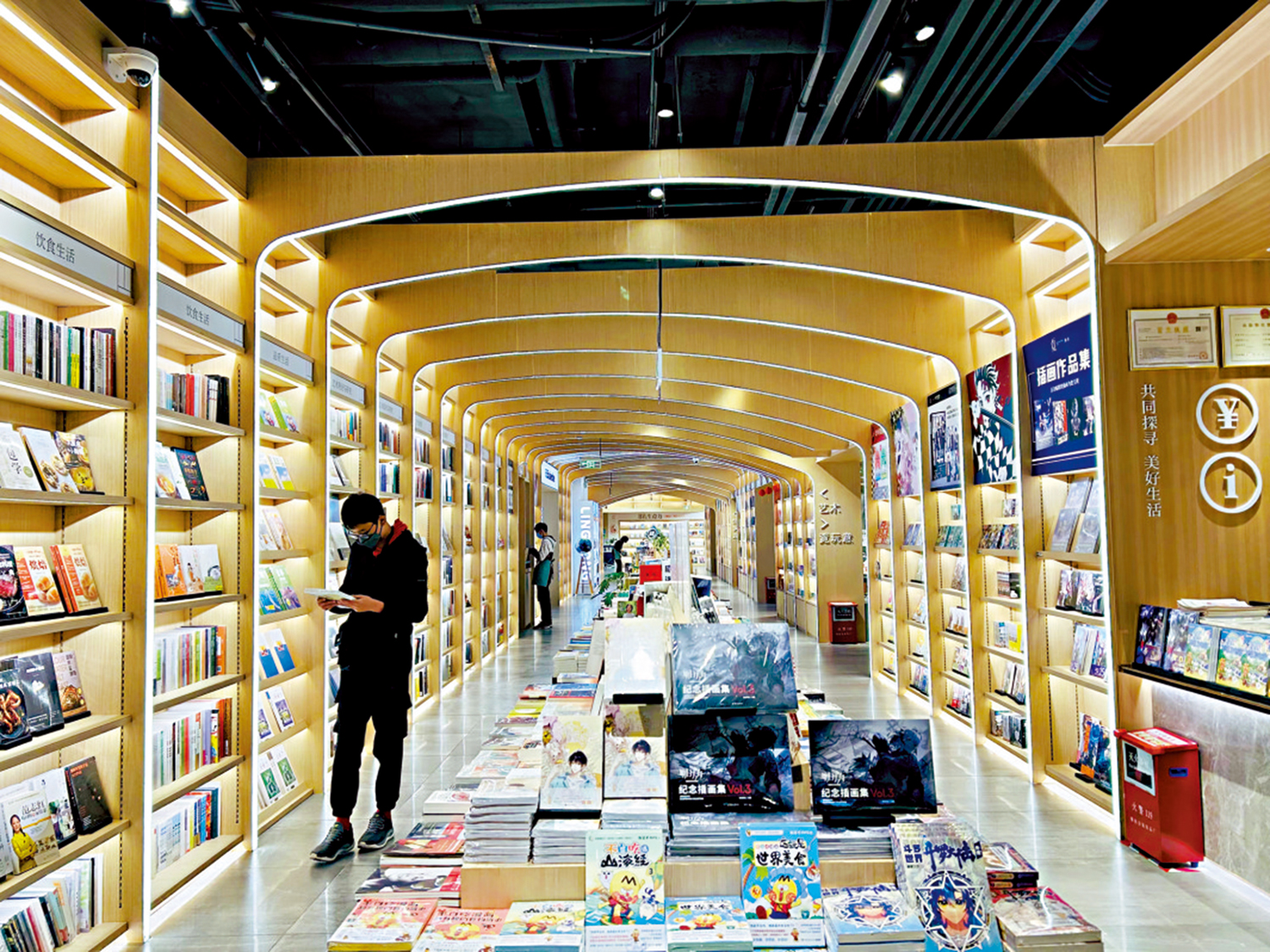 　　圖：珠海「覔書店」內景。\作者攝