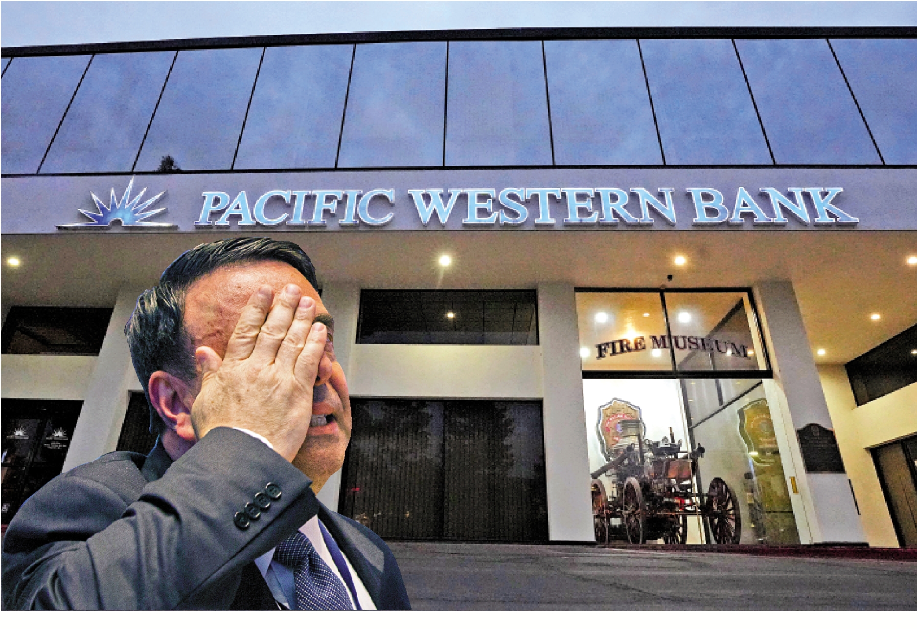 　　圖：西太平洋合眾銀行股價暴跌，恐成為下一家崩盤的美國銀行。\美聯社