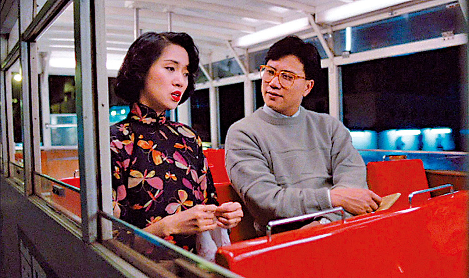 　　圖：電影《胭脂扣》在電車取景。