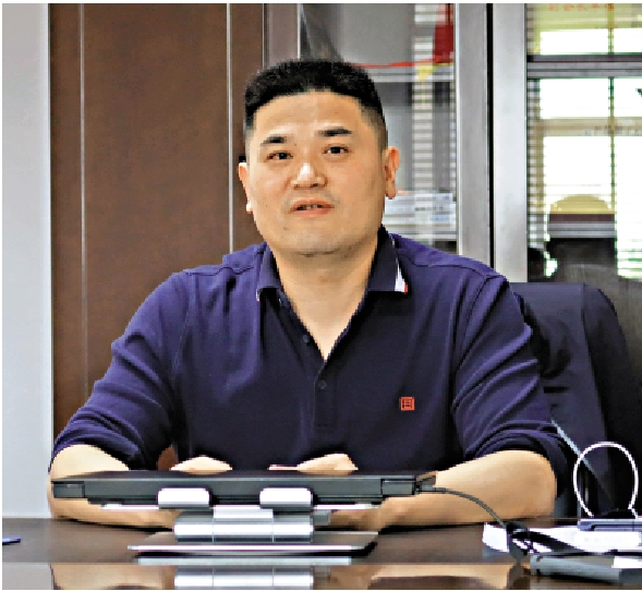 　　圖：陸飛表示將以研發預製菜專用麵粉作為工作重心。/大公報記者陳旻攝