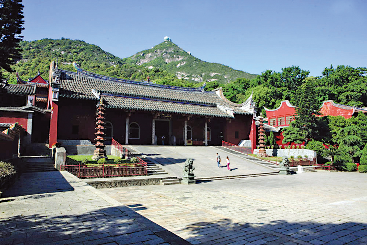 　　圖：福州鼓山湧泉寺一景。\資料圖片