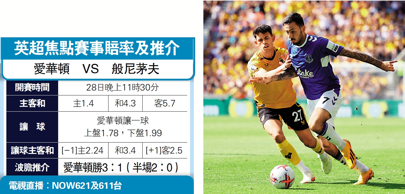 　　圖：杜韋麥尼爾（右）是愛華頓入球爭勝的核心。\資料圖片