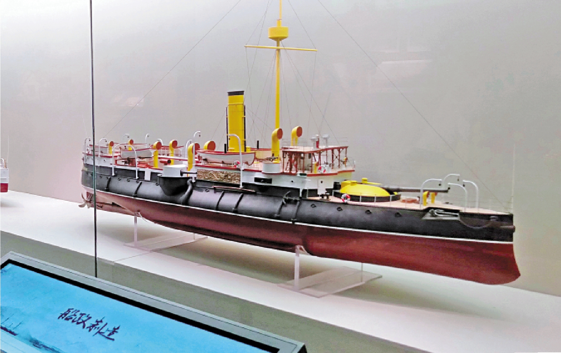 　　圖：高英智創作的船模被中國船政文化博物館收藏。