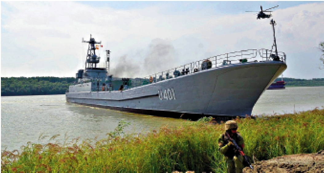 　　圖：烏海軍戰艦「尤里·奧列菲連科」號。\網絡圖片