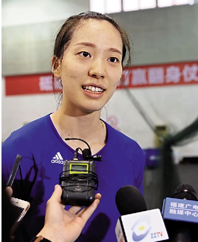 　　圖：鄭益昕有望成為國家隊接應二傳替補位置的首選。