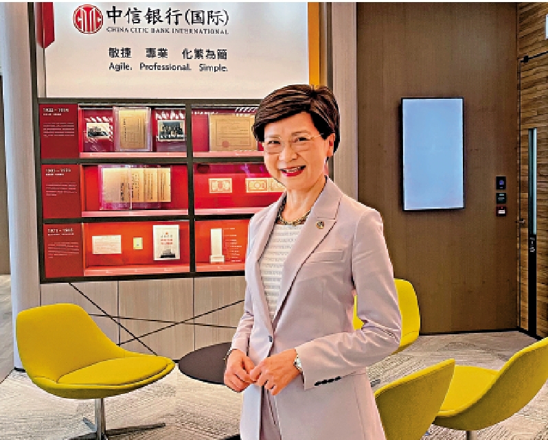 　　圖：信銀國際簡吳秋玉表示，該行將開拓跨地域服務助全球化理財。