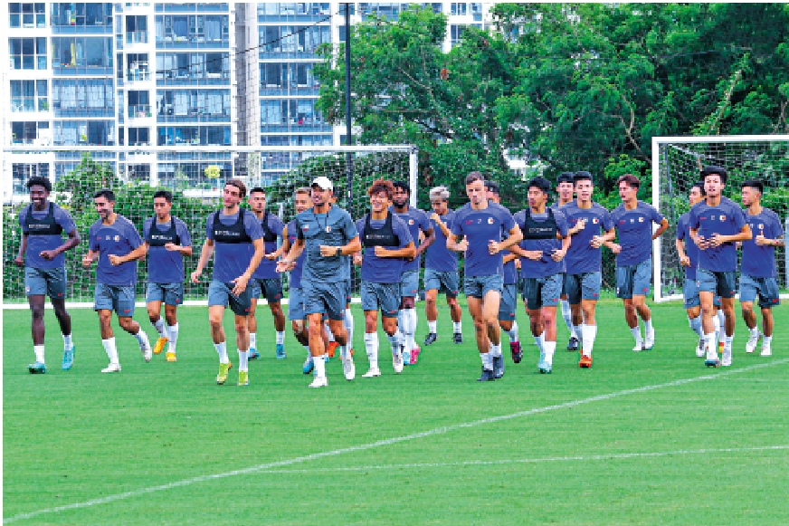 　　圖：港足開操備戰友賽。\中國香港足球總會圖片