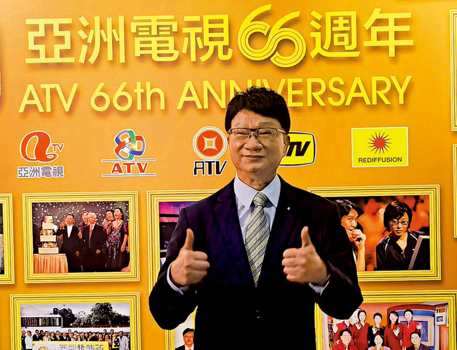 　　圖：徐小明講述亞視未來發展計劃。\大公報記者劉毅攝