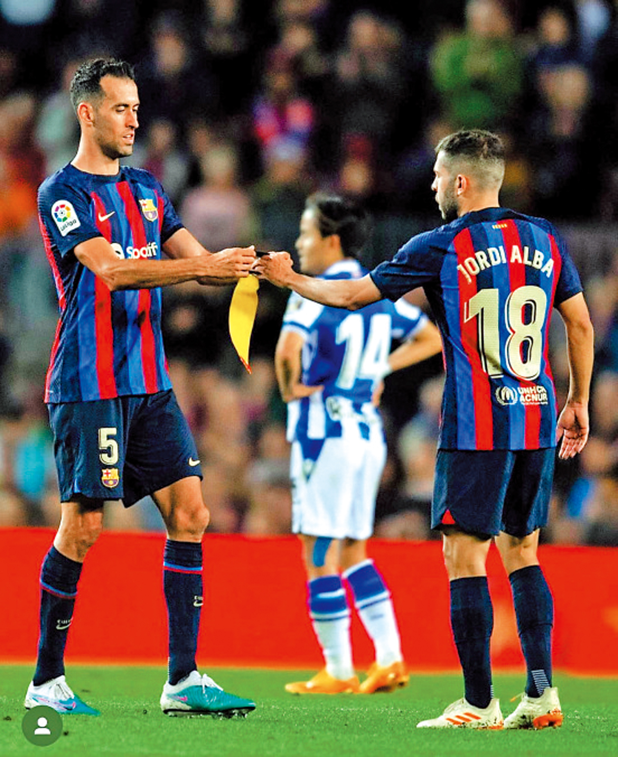 　　圖：美斯或邀布斯基斯（左）加盟國際邁亞密。\資料圖片