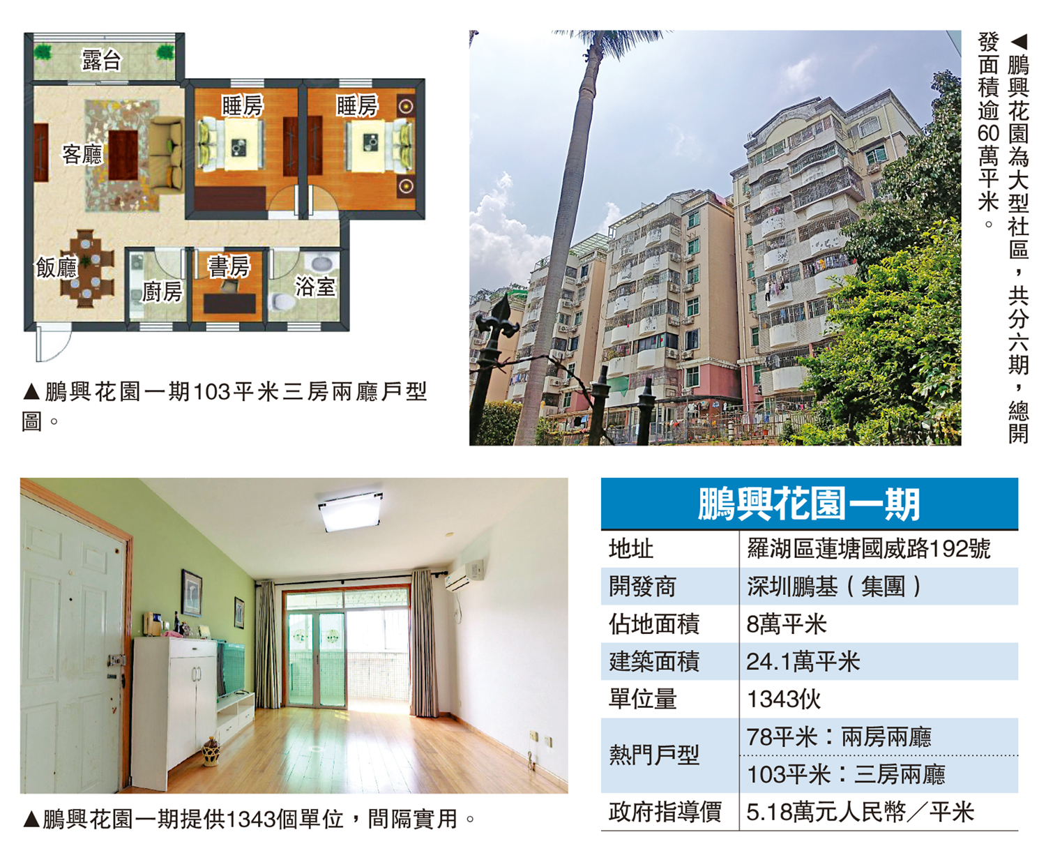 　　圖：鵬興花園一期
