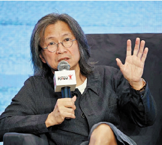 　　圖：陳可辛現場分享從業心路。