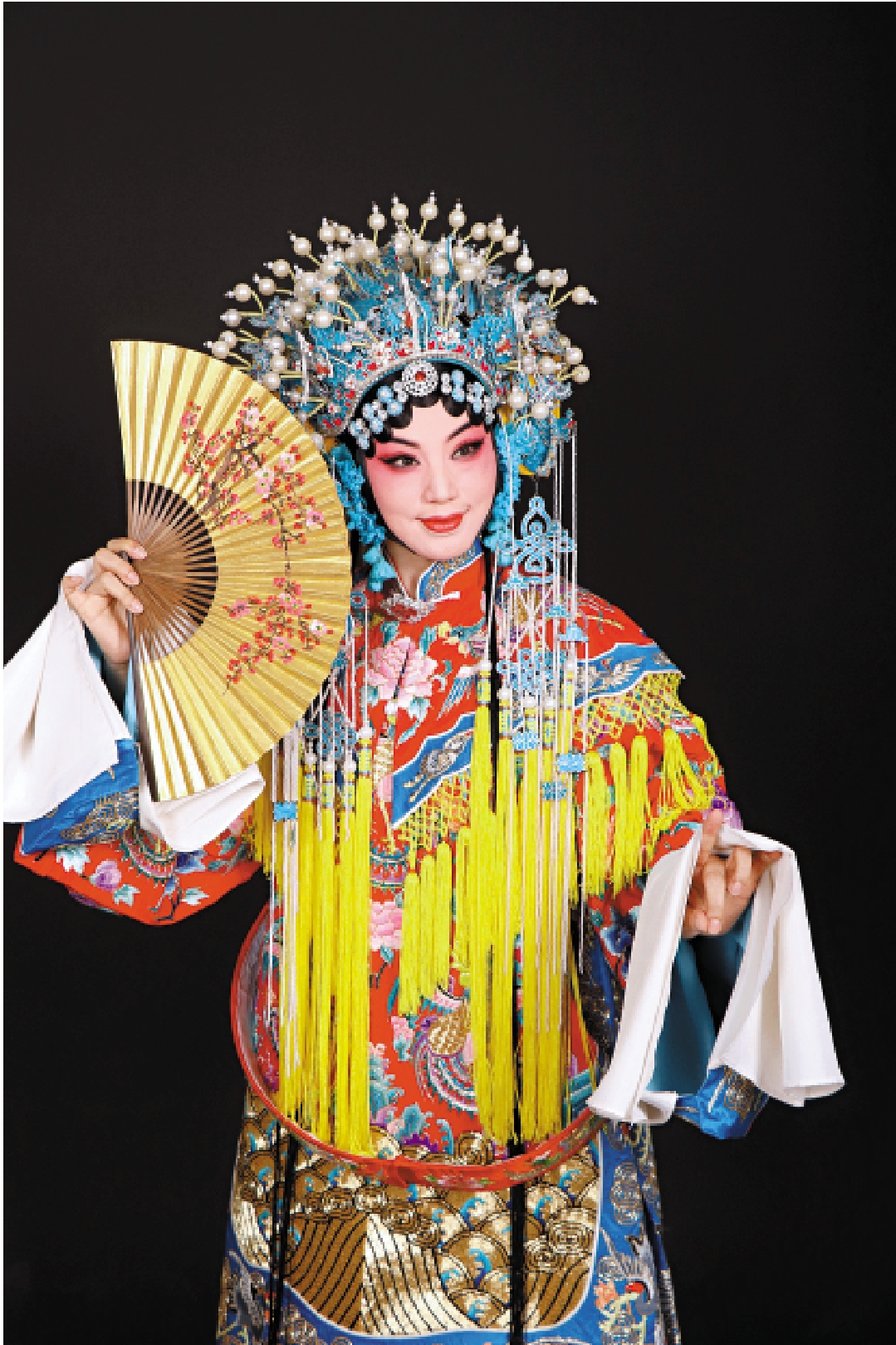 　　圖：廈門歌仔戲研習中心副主任莊海蓉的旦角扮相。\受訪者供圖