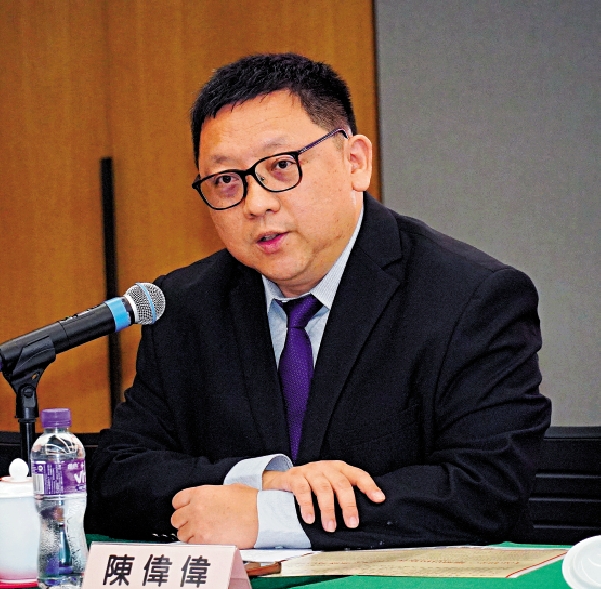 　　圖：陳偉偉表示，《大公報》一直與香港攜手同行，為市民帶來積極正面的新聞資訊。