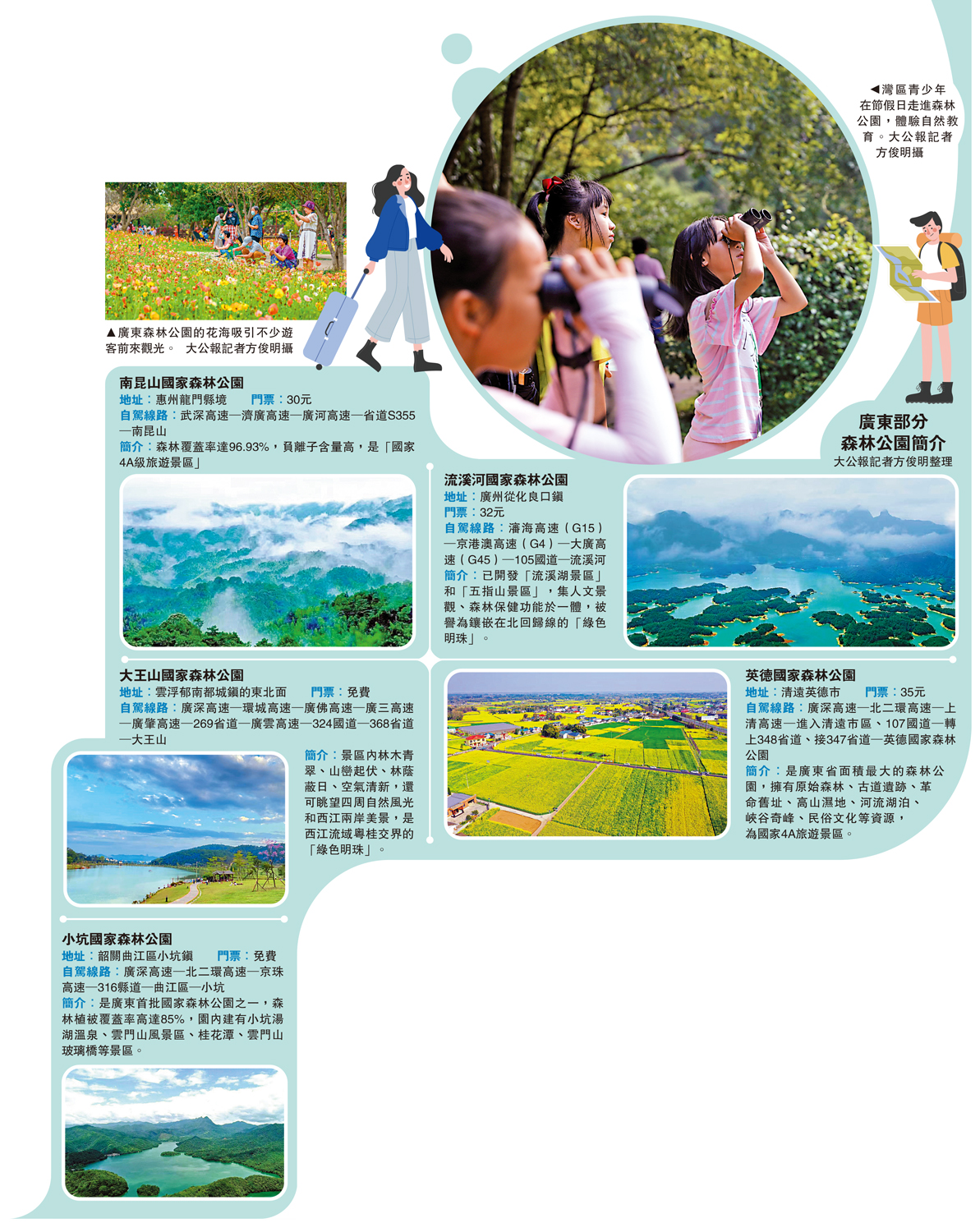 　　圖：廣東部分森林公園簡介