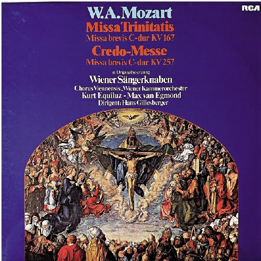 　　圖：「碟中畫」莫扎特《聖三一彌撒》&《C大調彌撒》／《聖三一的朝拜》