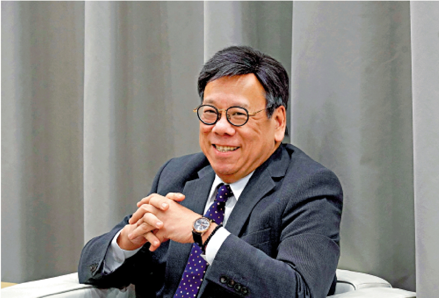 　　圖：丘應樺表示，歐日等外國企業均對本港投資環境有信心，希望加強彼此貿易合作。