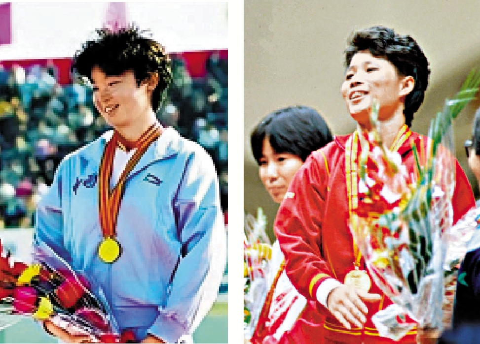 　　左圖：中國單車選手周玲美打破女子1000米計時賽世績奪冠。