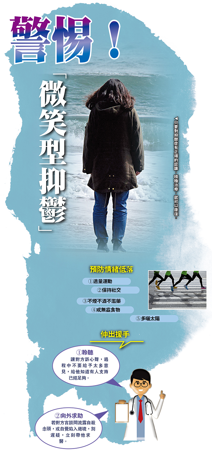 　　圖：只要對抑鬱症有正確的認識，積極治療，就可以康復。