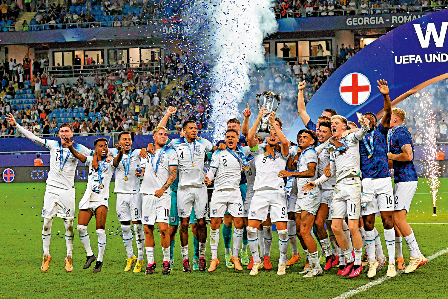 　　圖：英格蘭U21以無敵姿態勇奪今屆U21歐國盃冠軍。\法新社