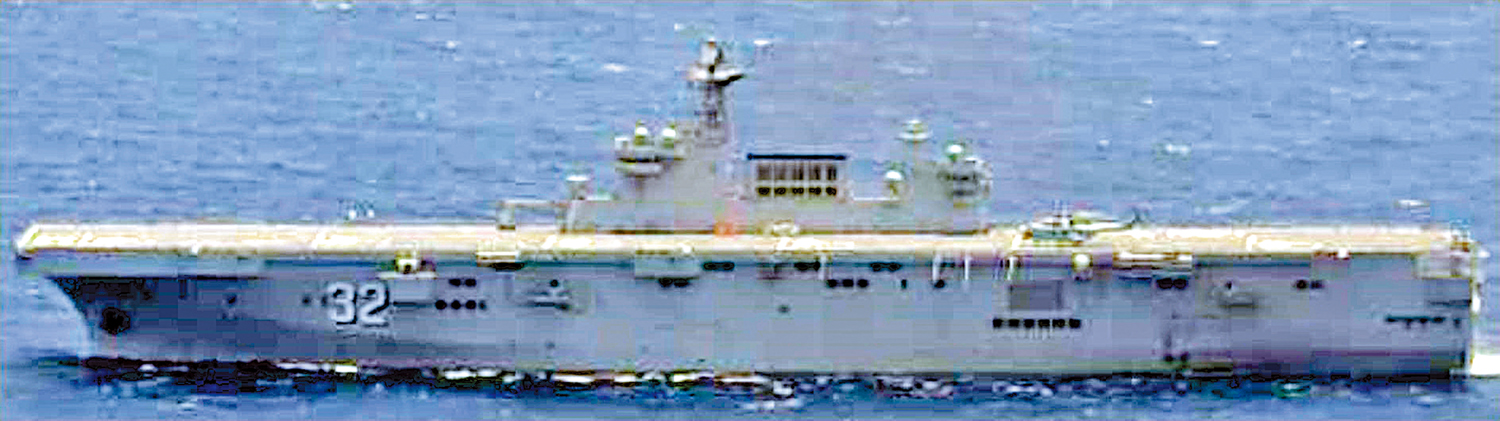 　　圖：6月下旬，廣西艦首次進入西太平洋海域進行遠海訓練。