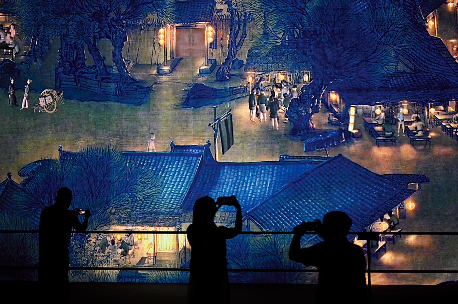 　　圖：會動的《清明上河圖》