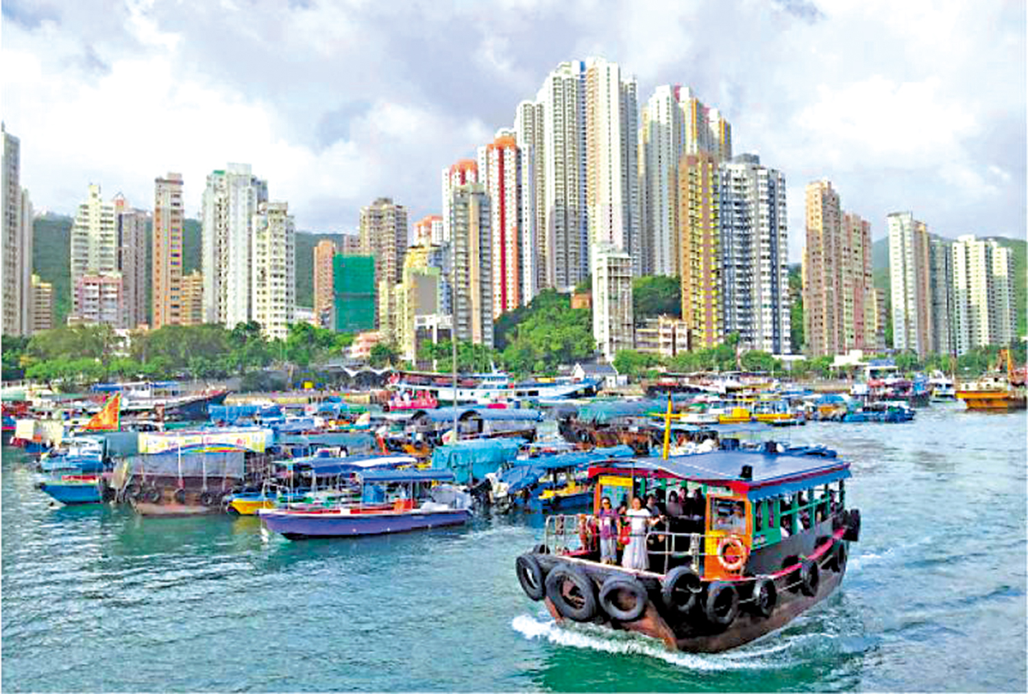 　　圖：香港仔南區具有漁民風情。