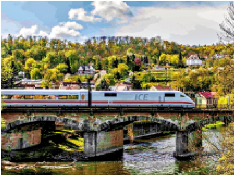 　　圖：歐洲火車票價格比同樣路線的飛機票貴。\網絡圖片