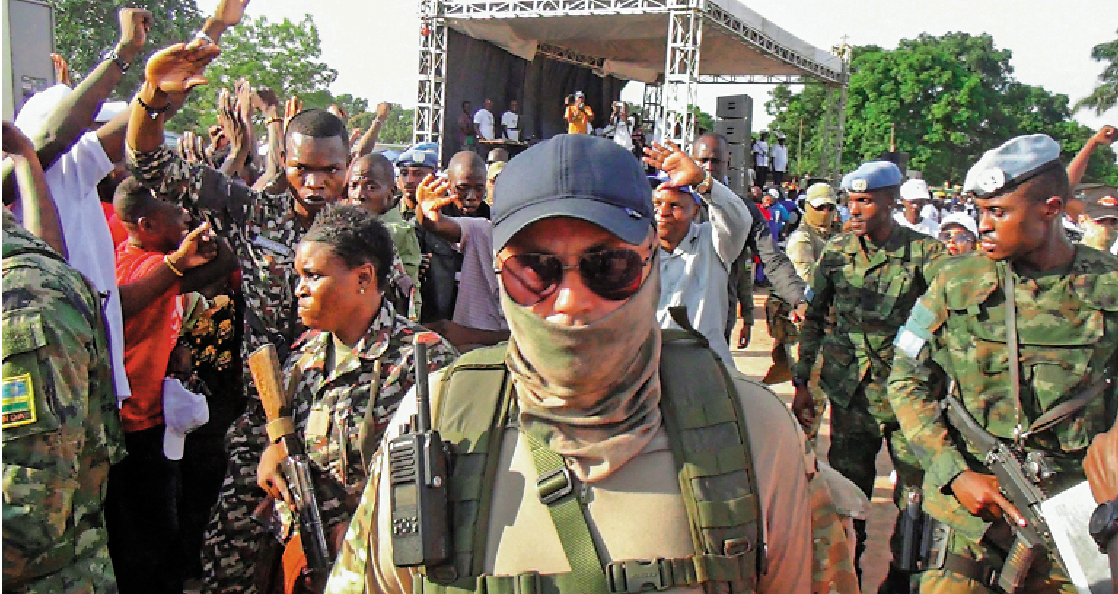 　　圖：瓦格納士兵本月現身中非共和國。\路透社