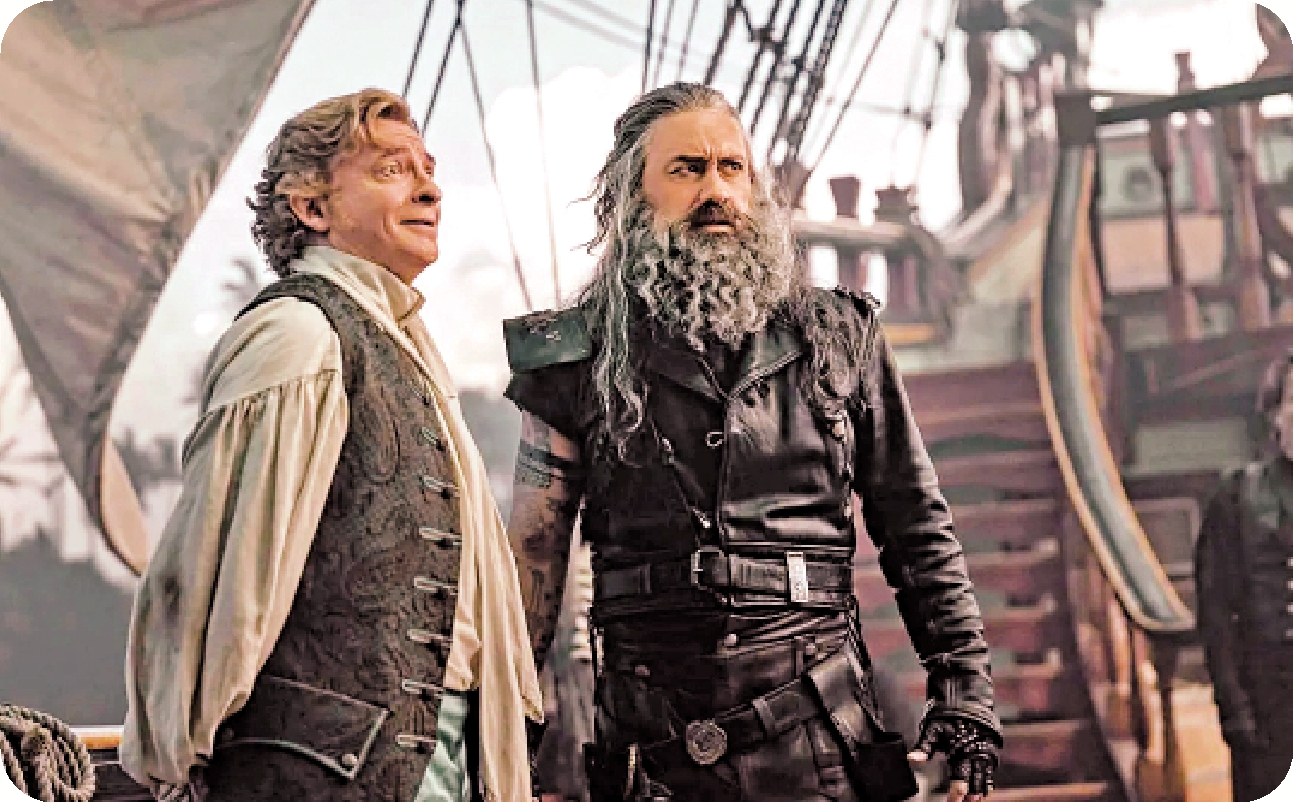 　　圖：美劇《海盜追殺令》（Our Flag Means Death）劇照。