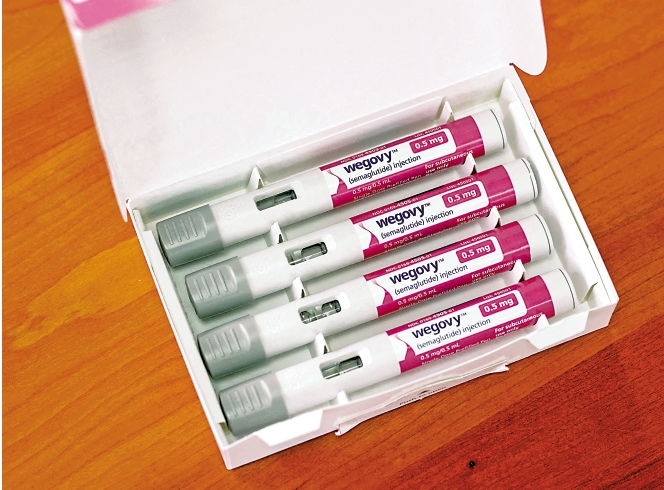 　　圖：新款減肥藥Wegovy注射筆。\路透社