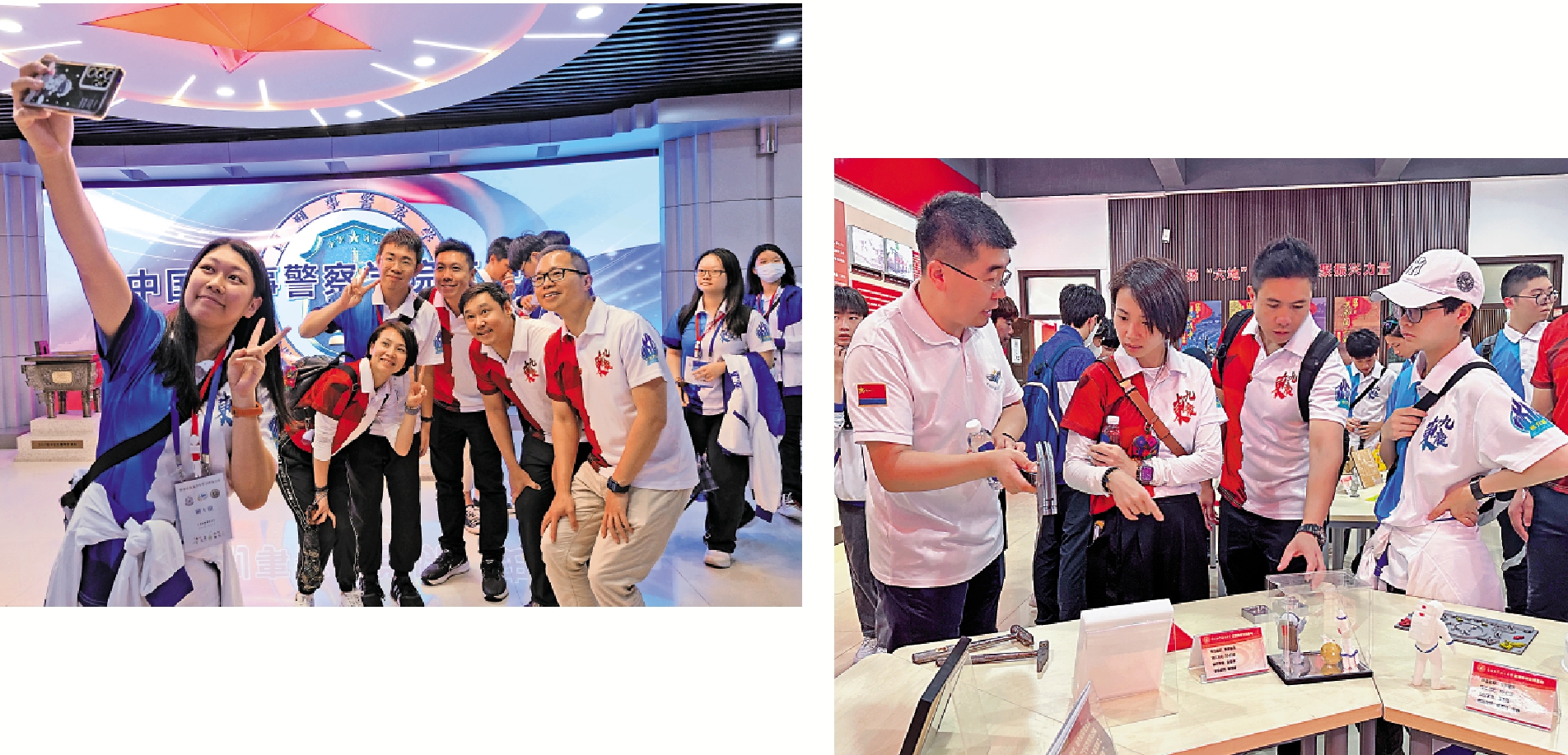 　　圖：東九龍「青興計劃」暨東九龍少年警訊上月赴遼寧考察交流，其間參訪刑事警察學院、科研公司及歷史博物館等，加強青少年的國民身份認同及愛國情懷。