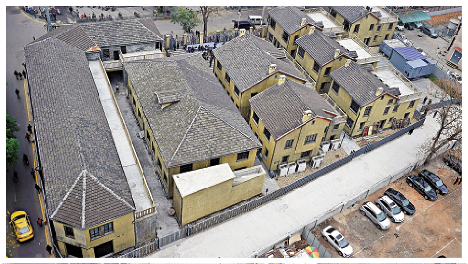 　　圖：南京利濟巷慰安所舊址陳列館由八幢民國時期歷史建築組成，總建築面積3000多平方米。