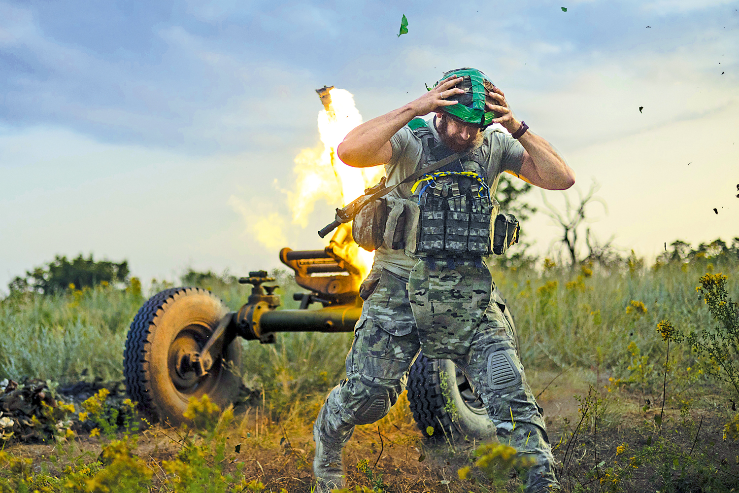 　　圖：烏軍士兵在前線面臨巨大壓力，很多人患上PTSD。\美聯社