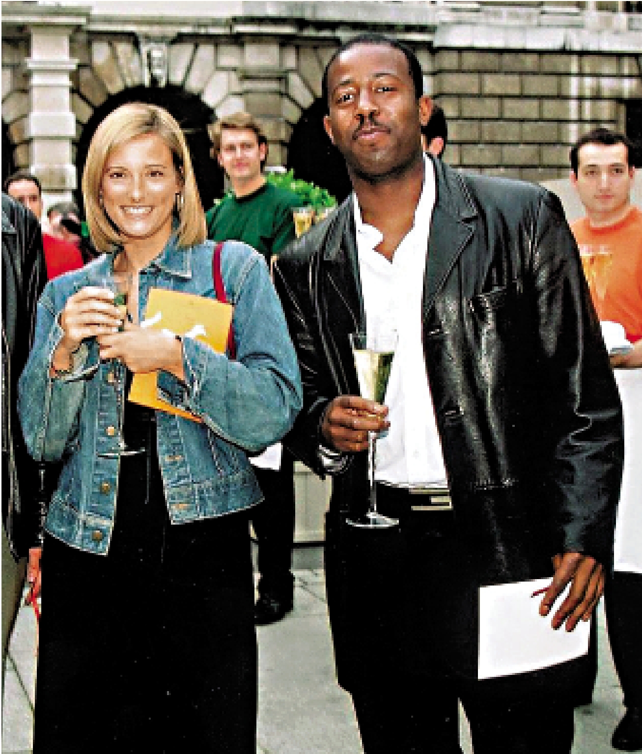 　　圖：彭麗思與查爾斯上世紀90年代相識。\網絡圖片