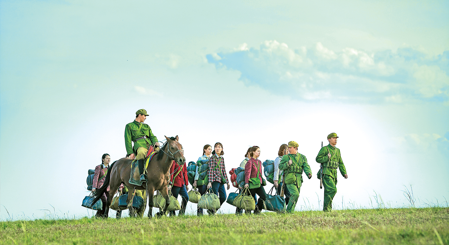 　　圖：電視劇《父親的草原母親的河》講述內蒙古四十年的發展變化。
