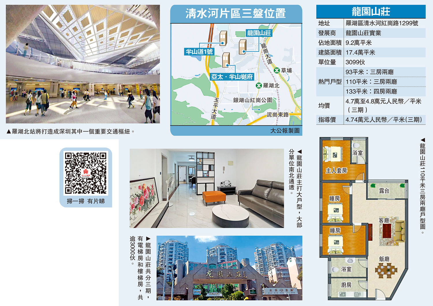 　　圖：清水河片區三盤位置