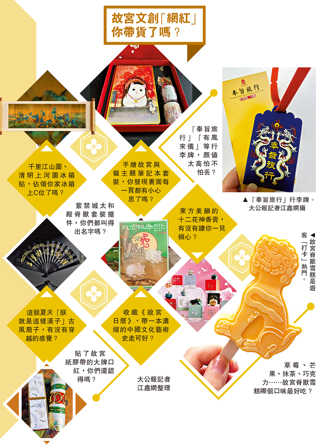 　　圖：故宮文創「網紅」你帶貨了嗎？