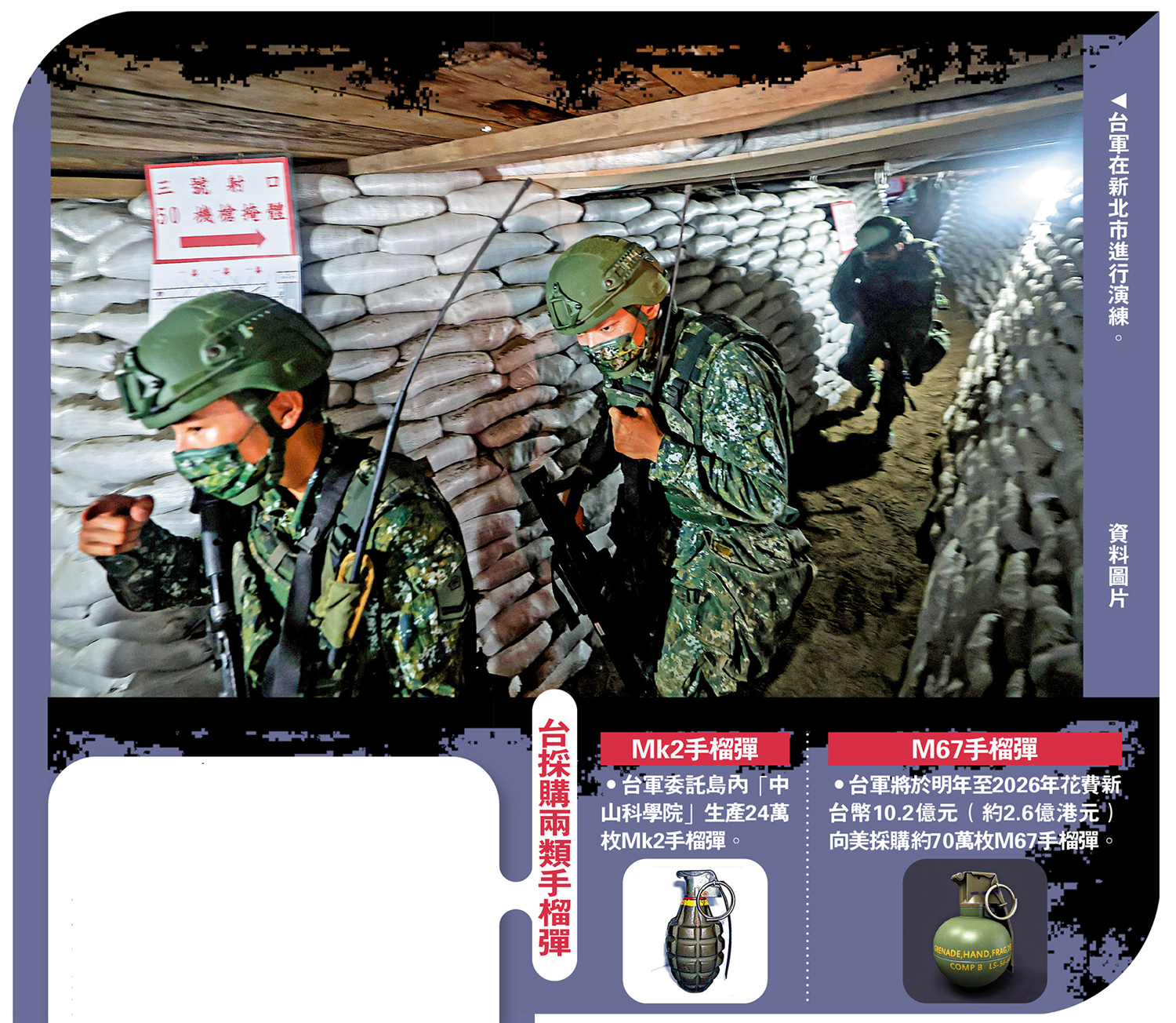 　　圖：台軍在新北市進行演練。\資料圖片
