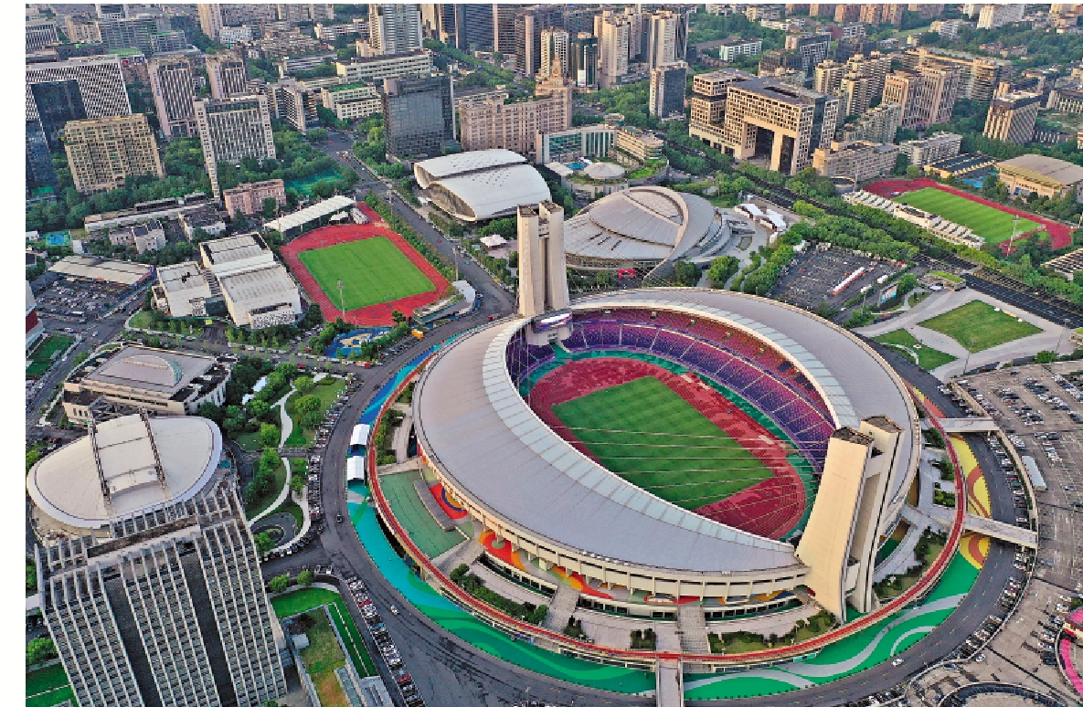 　　圖：黃龍體育中心亞運場館群。\資料圖片