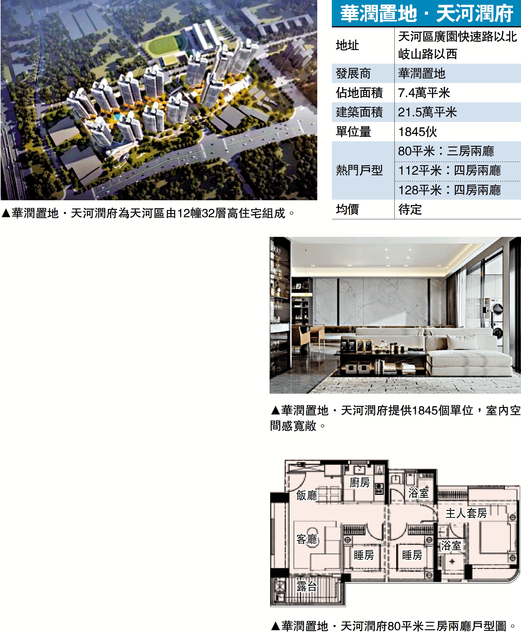 　　圖：華潤置地·天河潤府